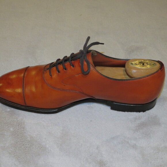 Edward Green Chelsea Burnt Pine Antiqued Leather Derby 202 Last Size 8D main image 7
